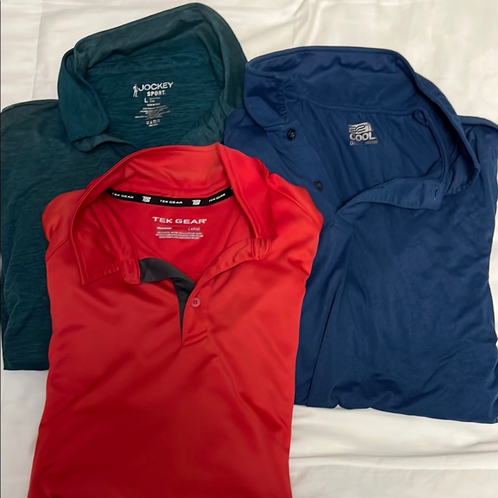 Set of 3 Men’s Short Sleeve Polos